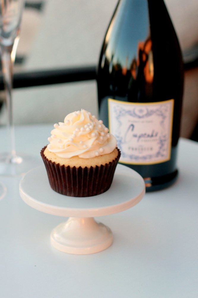 Champagne Cupcakes featuring Cupcake Vineyards Prosecco :: Recipes