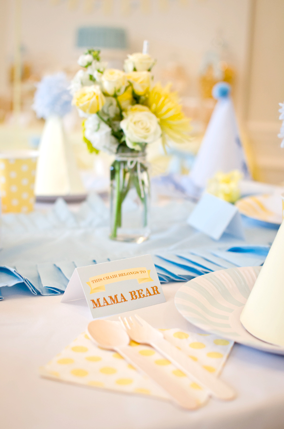 Vintage Teddy Bear First Birthday by Kate Landers Events from the TomKat Studio.