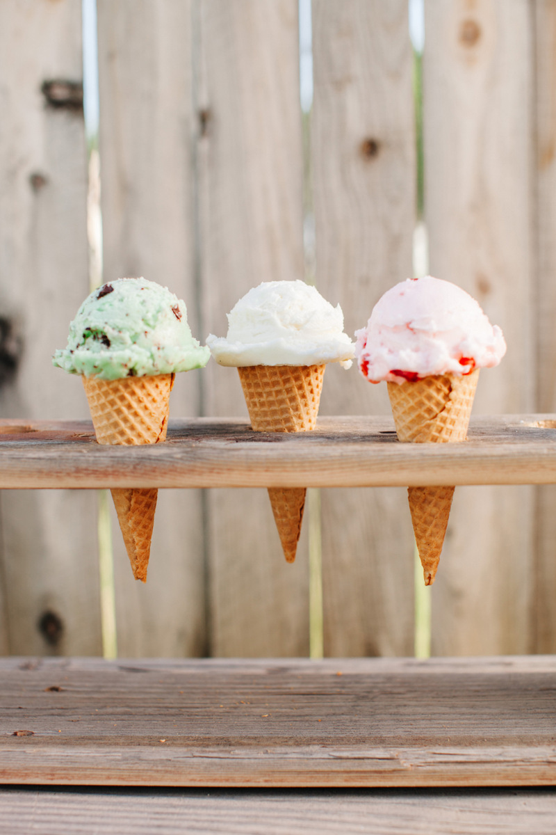 DIY wood ice cream cone holder - tomkat studio