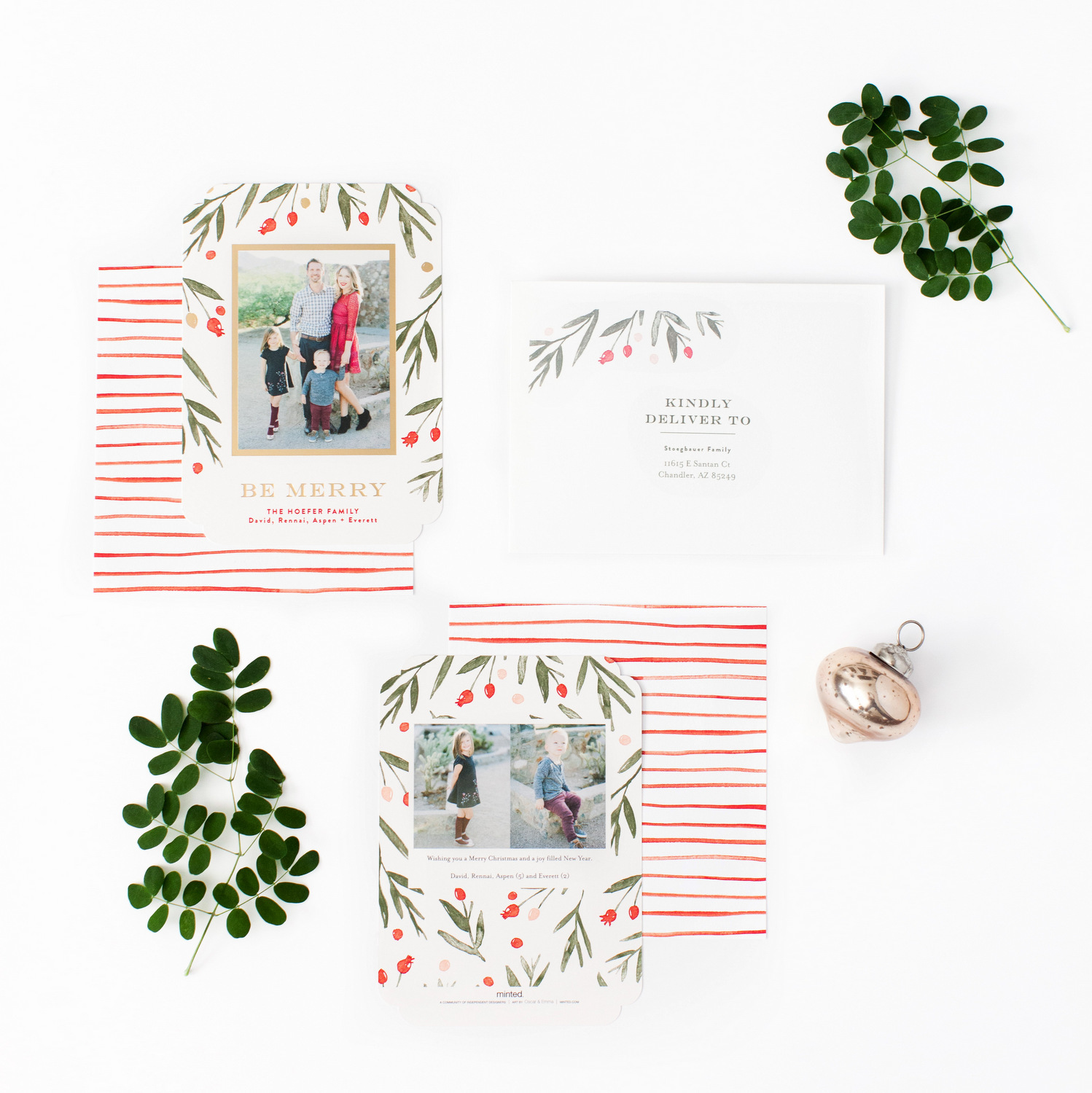 OUR 2016 MINTED CHRISTMAS CARDS + $300 GIVEAWAY!