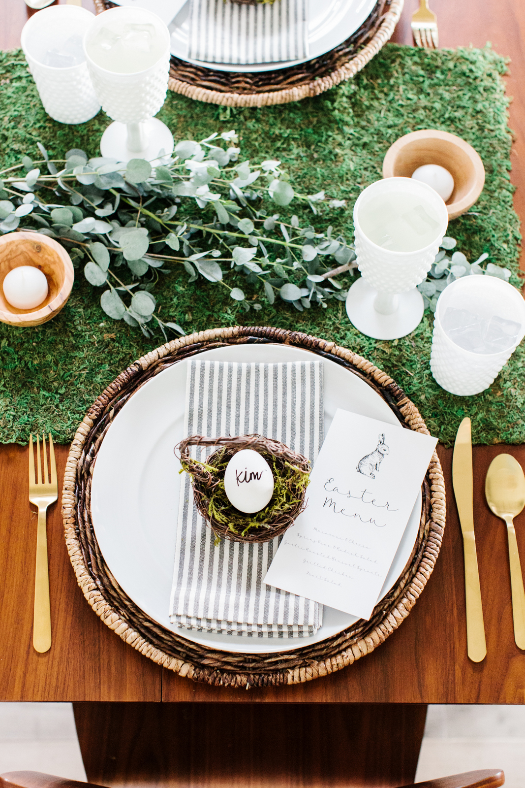 Simply Beautiful Easter Lunch styled by The TomKat Studio