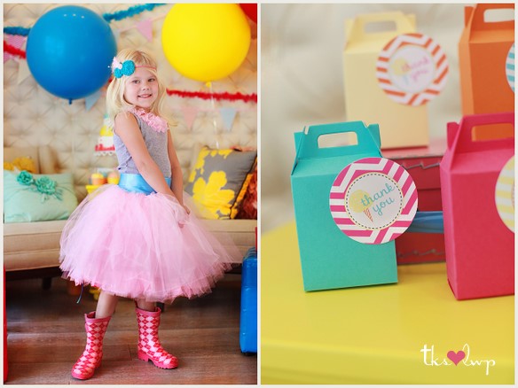 Cotton Candy Party-Solid Favor Boxes  |  The TomKatStudio