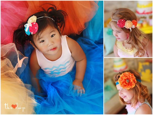 Cotton Candy Party-Bambaroos Boutique Hair Accessories  |  The TomKat Studio