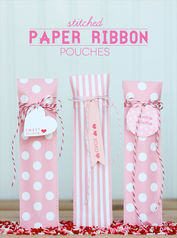 valentine craft paper pouch