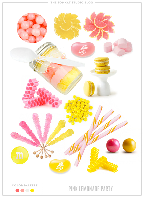 Sweet Selections #1 from the TomKat Studio. Pink Lemonade Party Sweets Roundup.