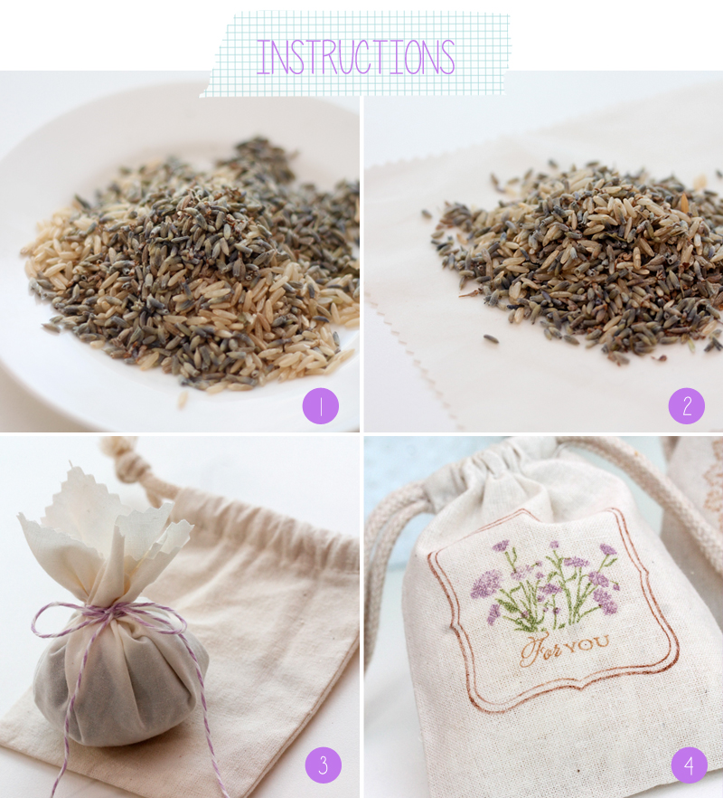 Simple Muslin Bags Sachet by Amber from Damask Love Blog