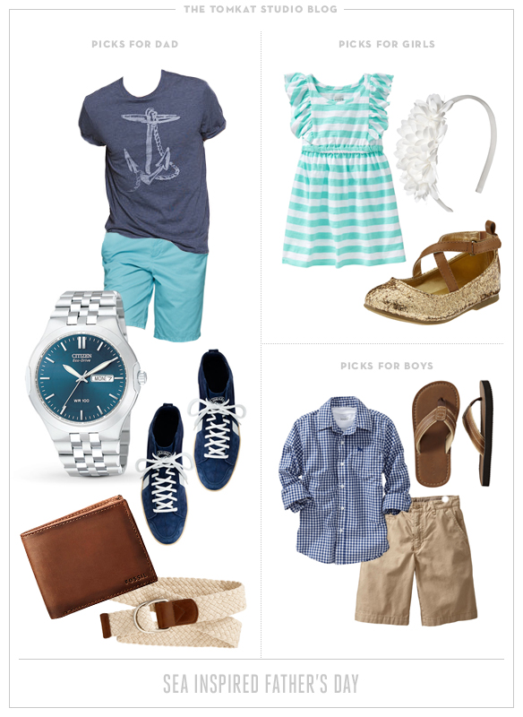 What to Wear: Father's Day Edition from TomKat Studio.