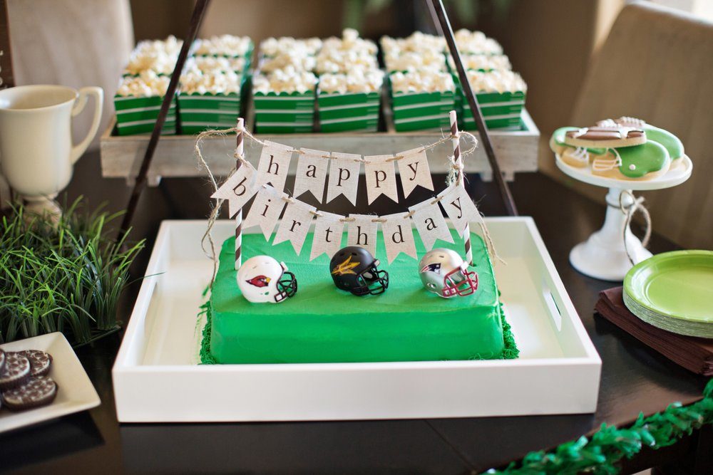 Tommy's Football Birthday Party-Birthday Cake | The TomKat Studio