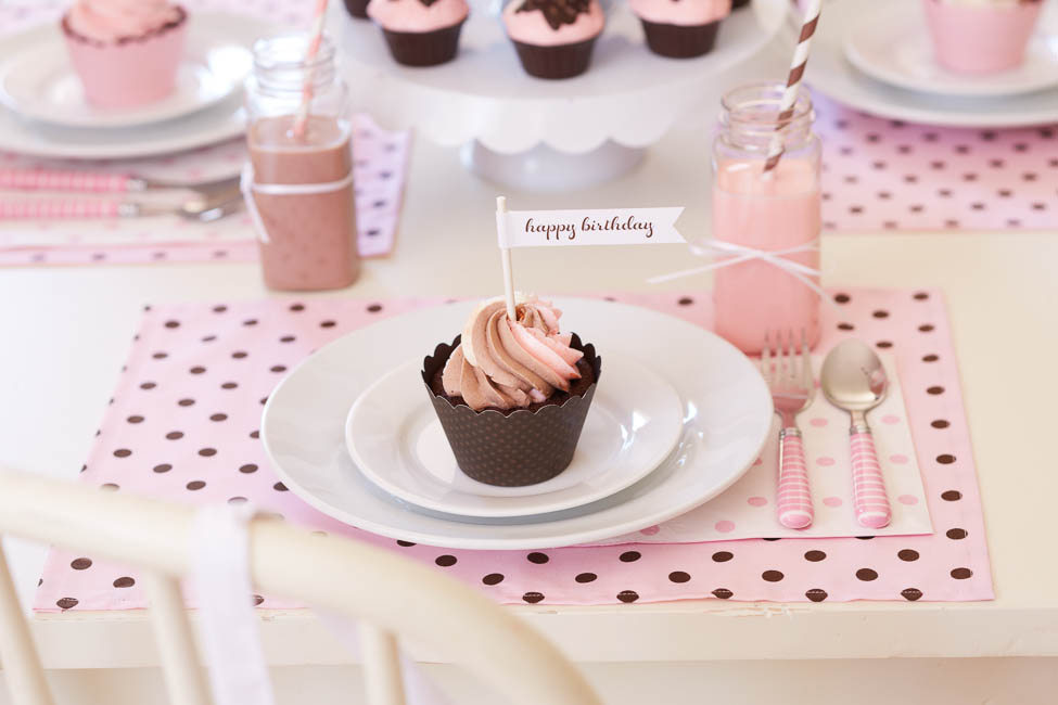 Baking Birthday Party for Pottery Barn Kids-Placesetting | The TomKat Studio