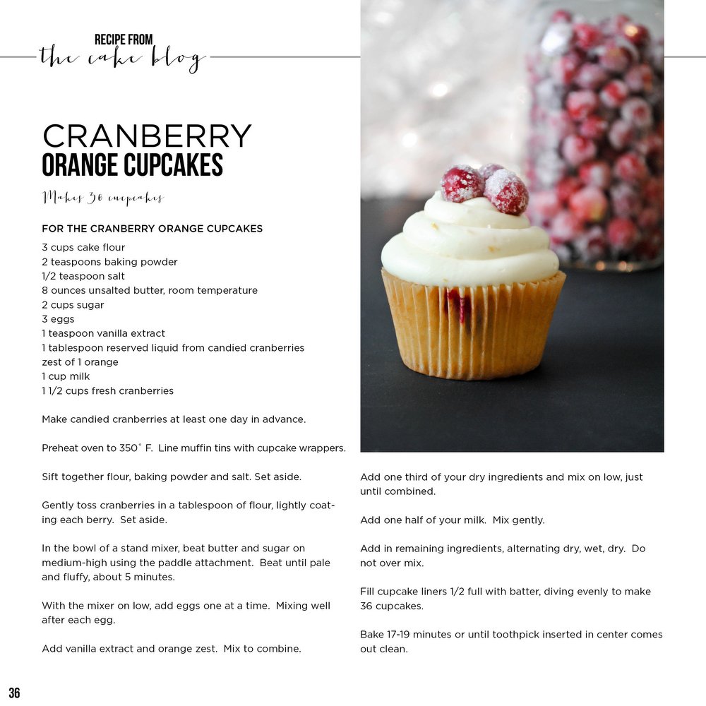 cranberry orange cupcakes