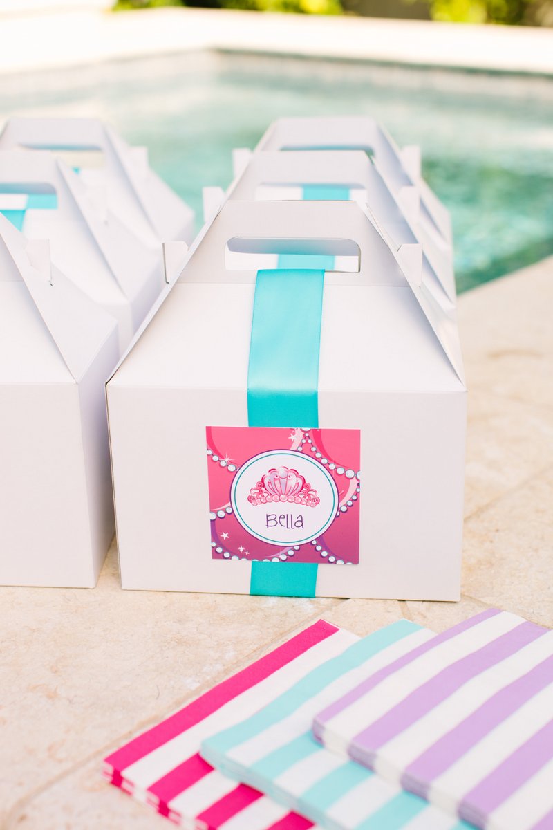 Barbie The Pearl Princess Party Boxed Lunches | The TomKat Studio