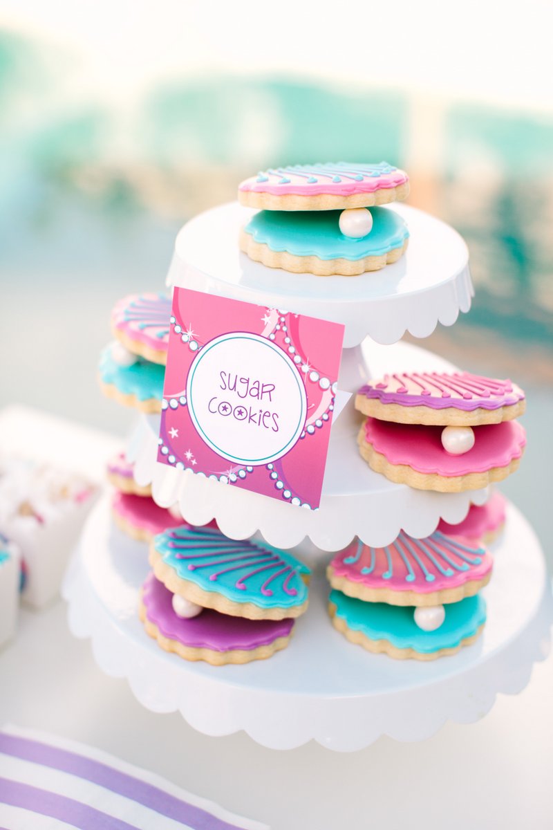 Barbie The Pearl Princess Party Cookies | The TomKat Studio