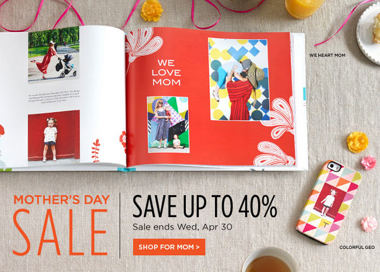 shutterfly mother's day gifts
