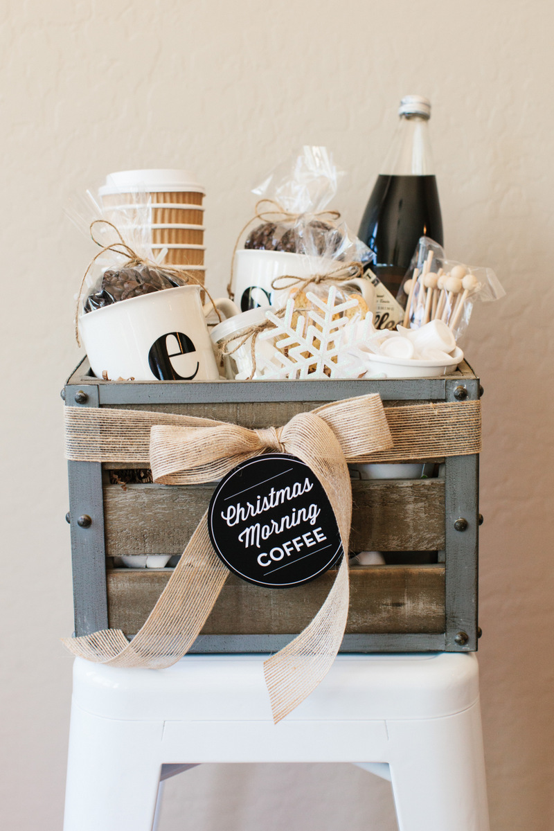 Coffee lovers sale basket ideas