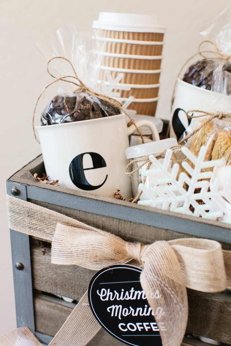 how to make a coffee gift basket… | the tomkat studio blog