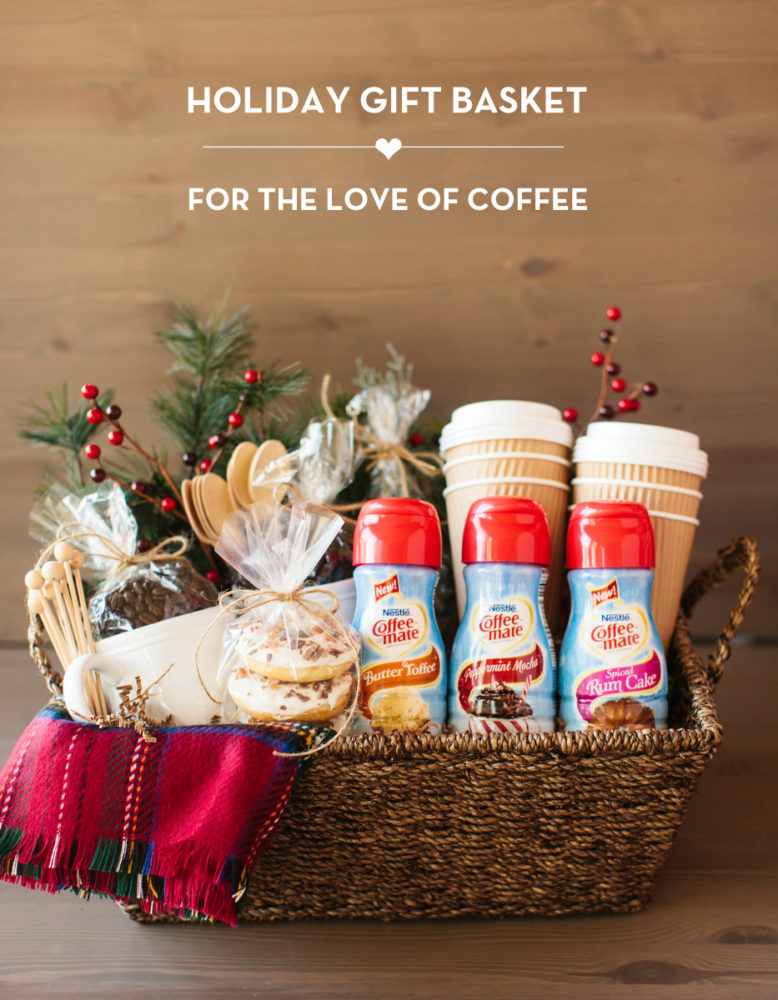 travel coffee cup gift basket
