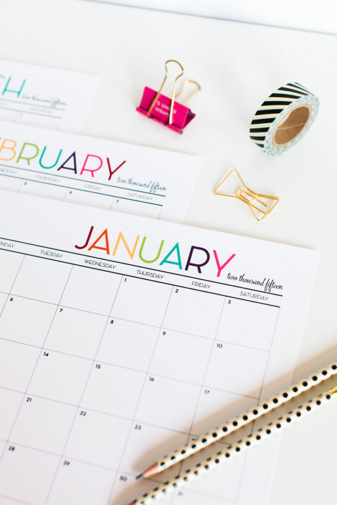 2015 Printable Calendar... The TomKat Studio Blog