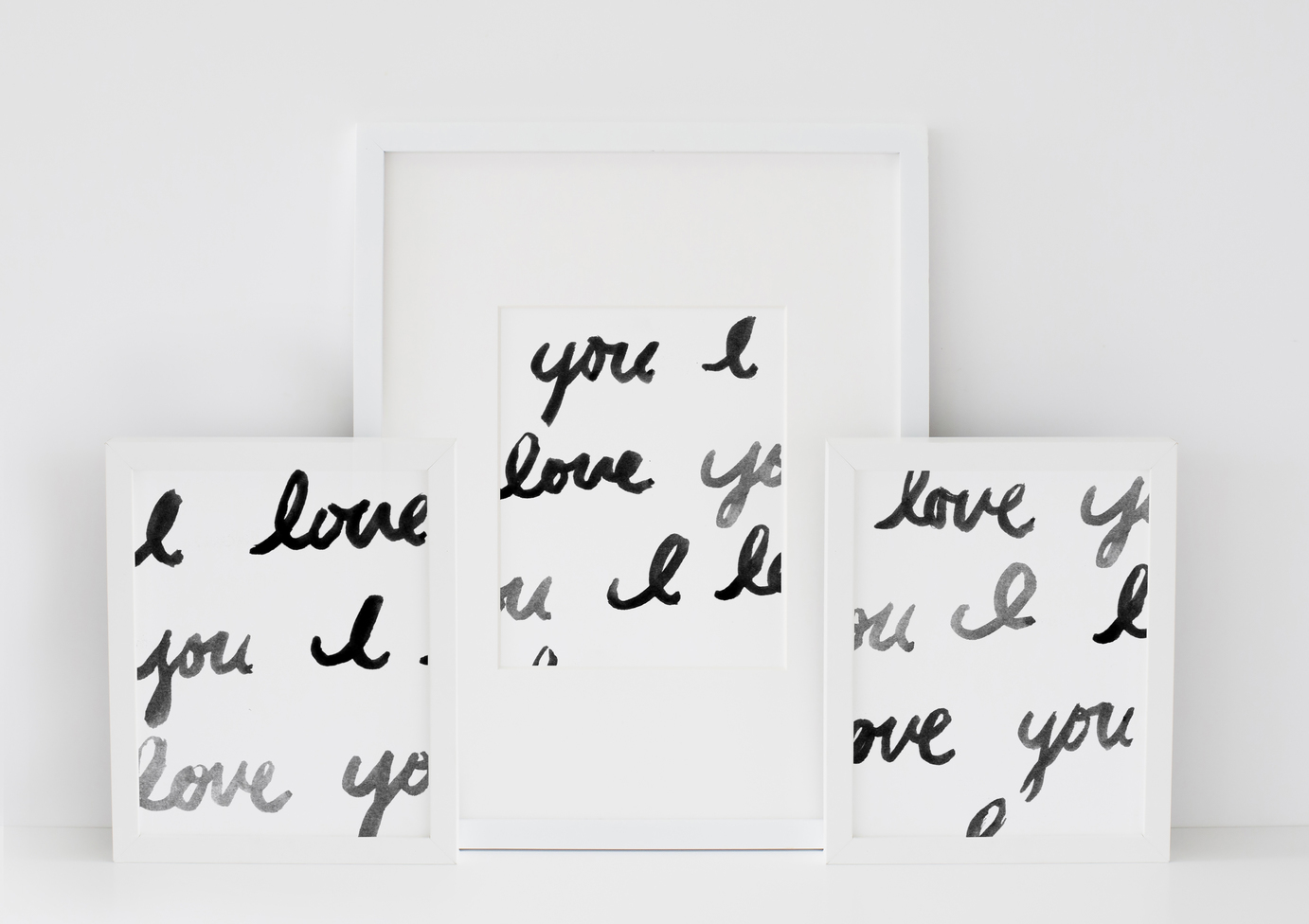 Set of 3 "I Love You" Art Prints | The TomKat Studio Shop