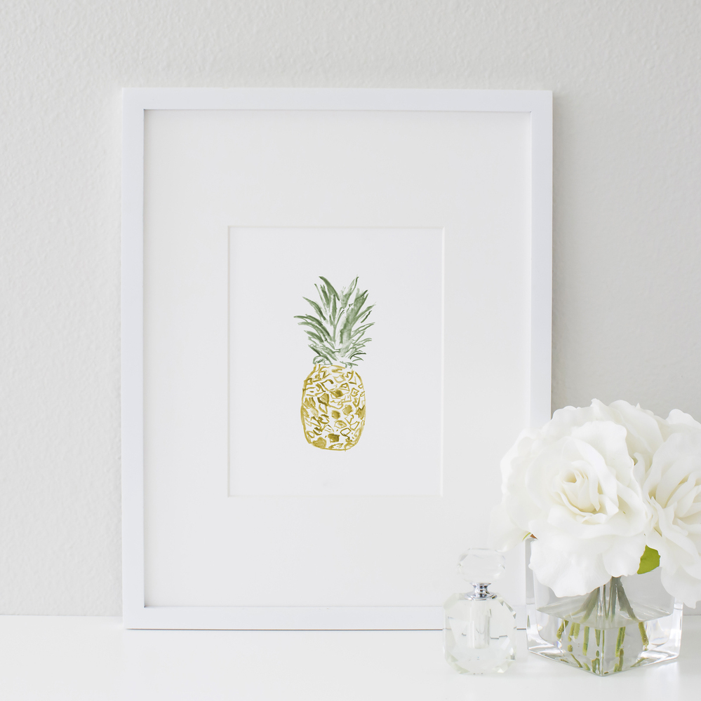 Pineapple Art Print | The TomKat Studio Shop