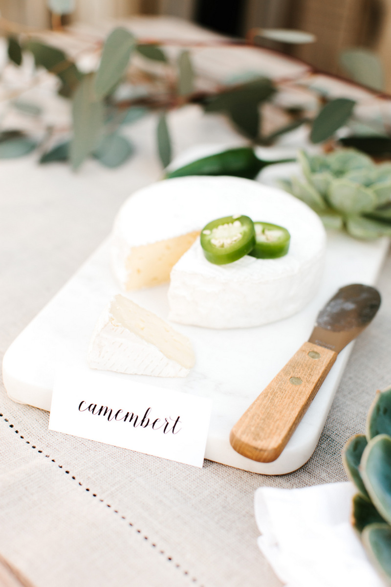 camembert cheese with jalepenos - tomkat studio