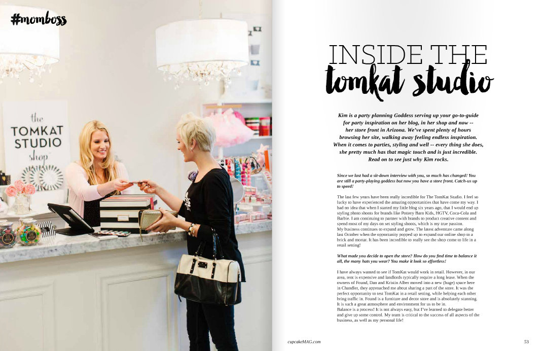 the tomkat studio article cupcake magazine