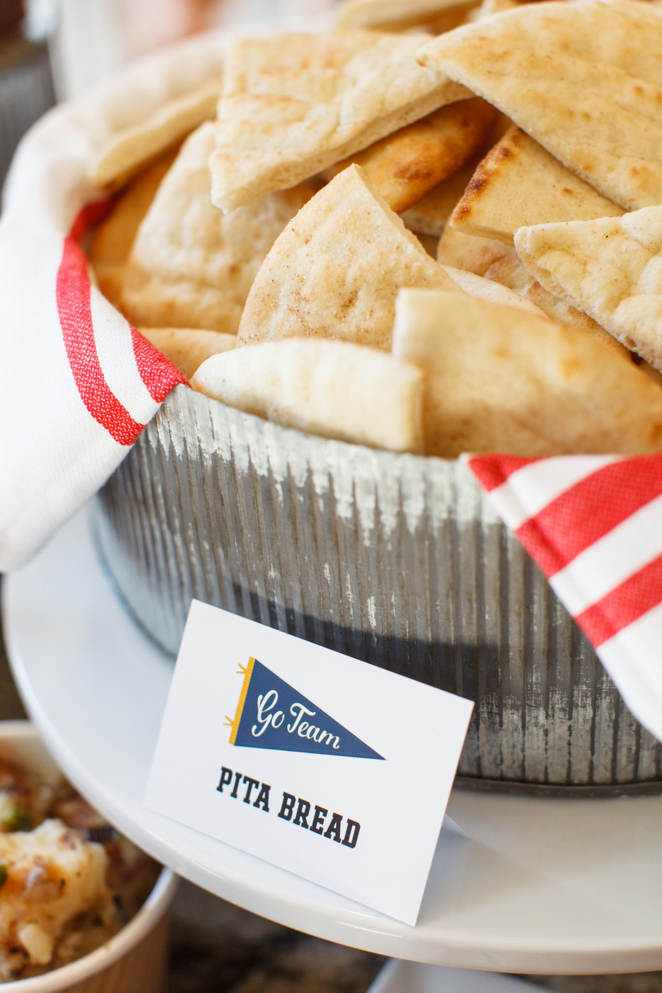 Zoes Kitchen Game Day Party Pack Pita - Styled by The TomKat Studio