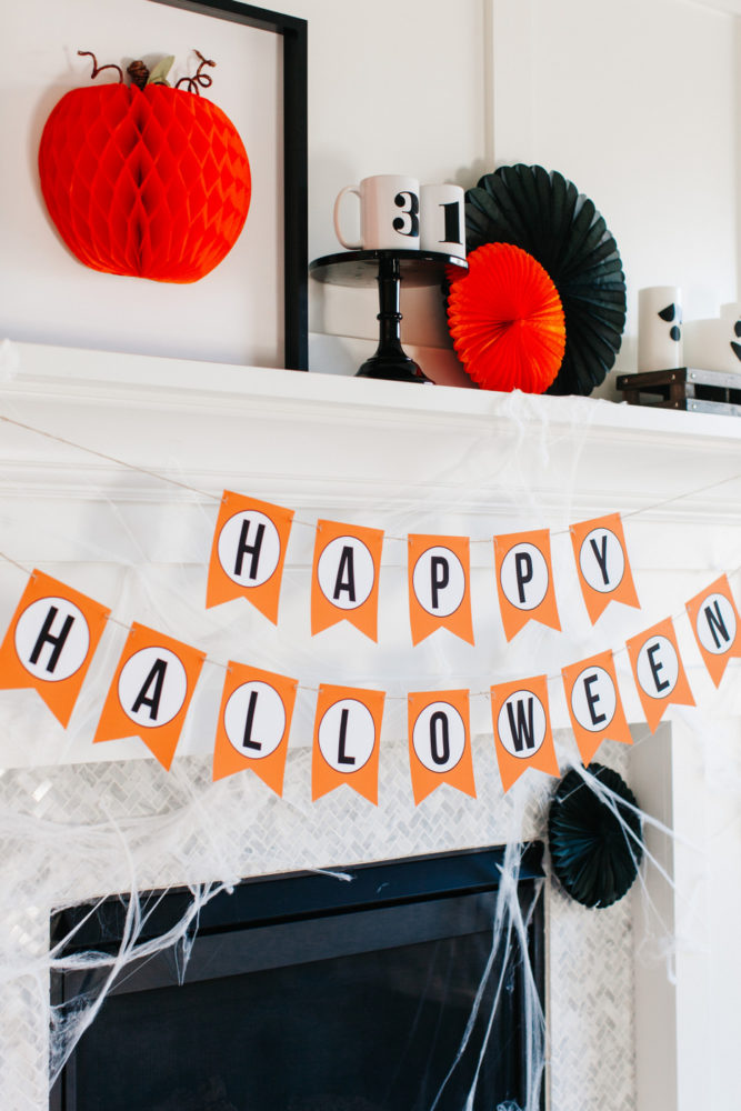 How to Style a Traditional Halloween Mantel... | The TomKat Studio Blog