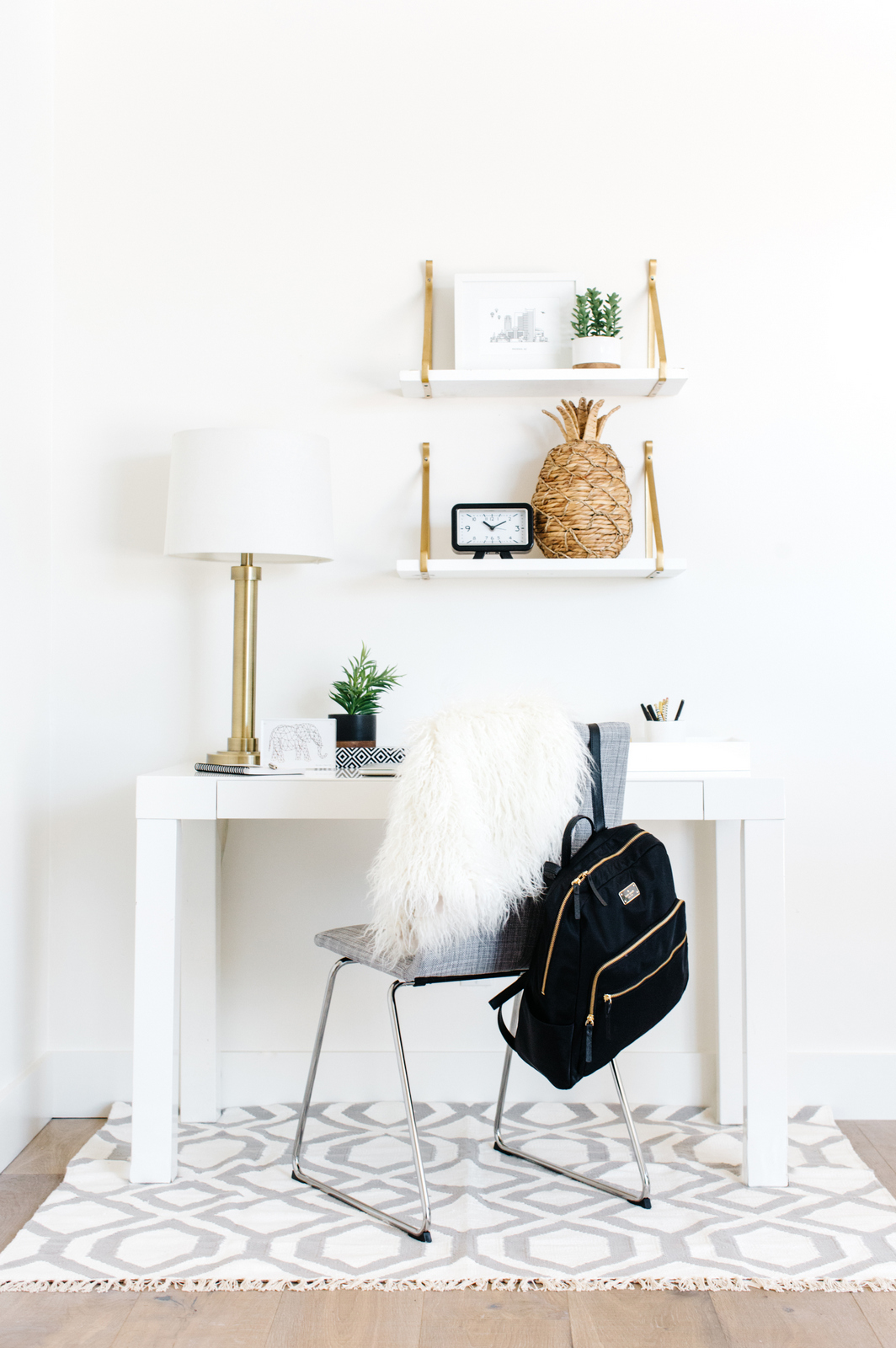 How to Style a Corner Office