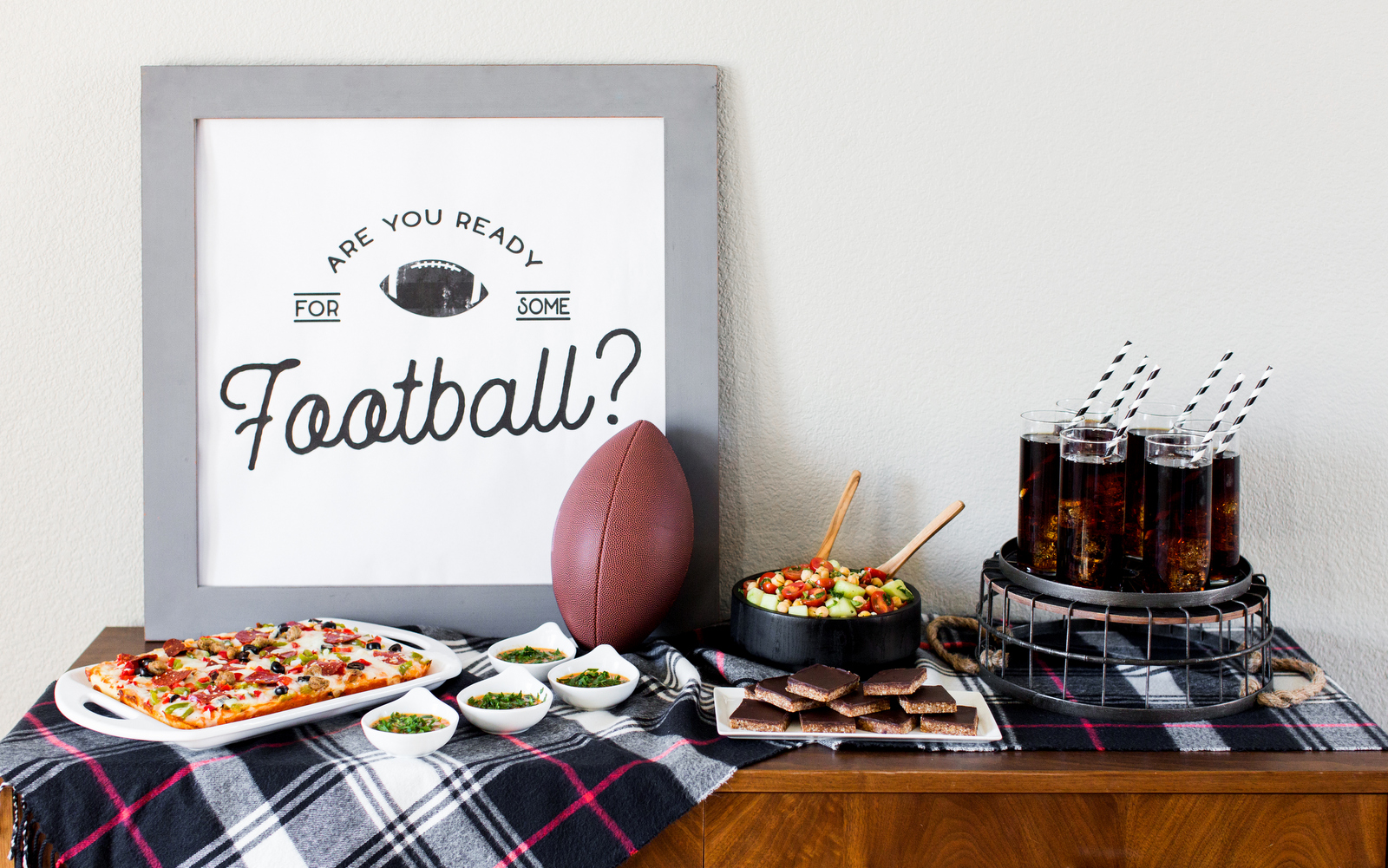 football pizza party