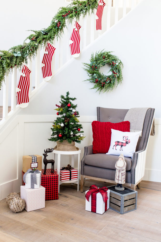 1 Staircase, Styled 3 Ways for the Holidays | HGTV Feature | The TomKat ...