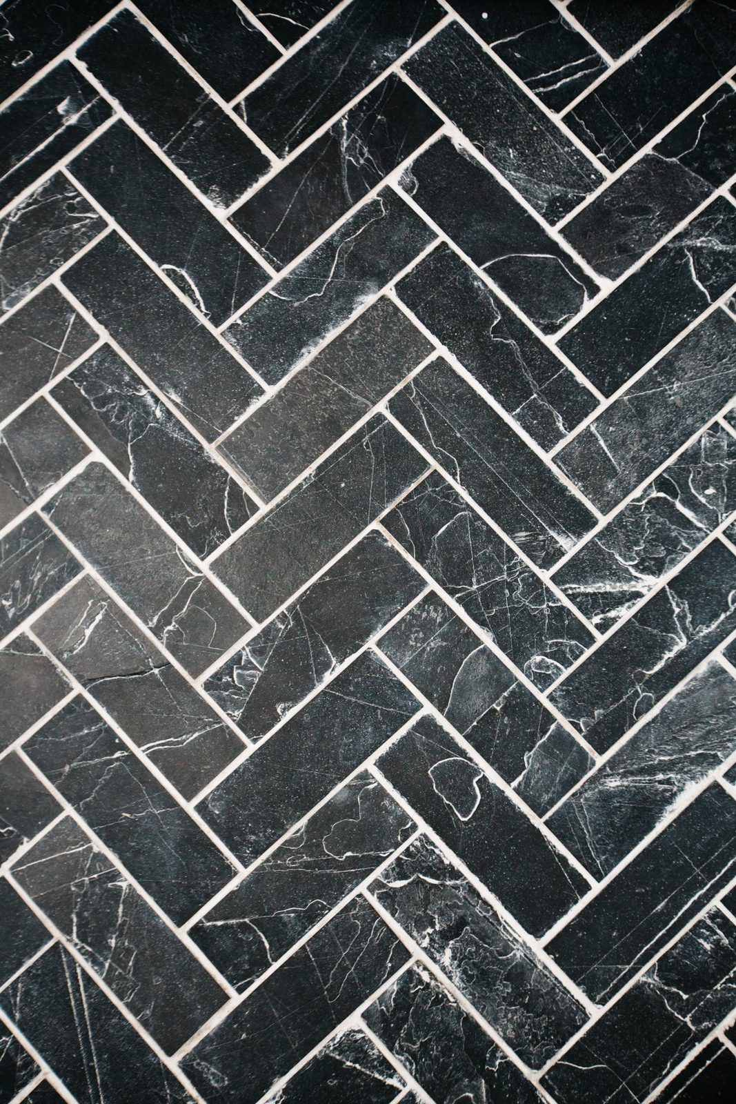 black natural slate tile flooring 