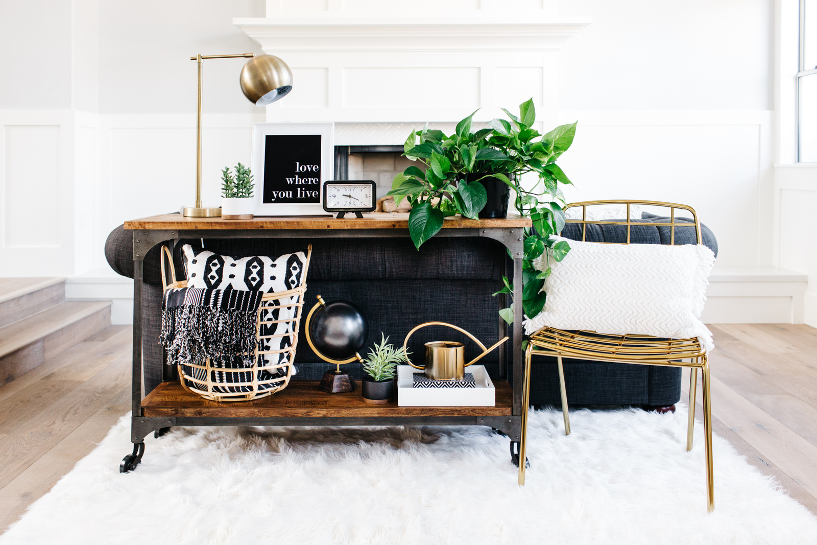 3 Stylish Ways to Style a Console Table - The TomKat Studio for HGTV